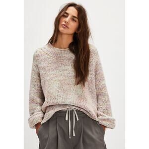 Free People cotton candy pullover sweater - size large